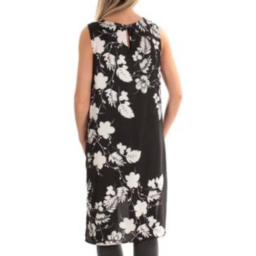 Vince Camuto Sleeveless Floral Sheath Tunic